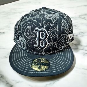 NWT RARE 59 FIFTY Boston Red Sox Fitted Baseball Cap Size 8